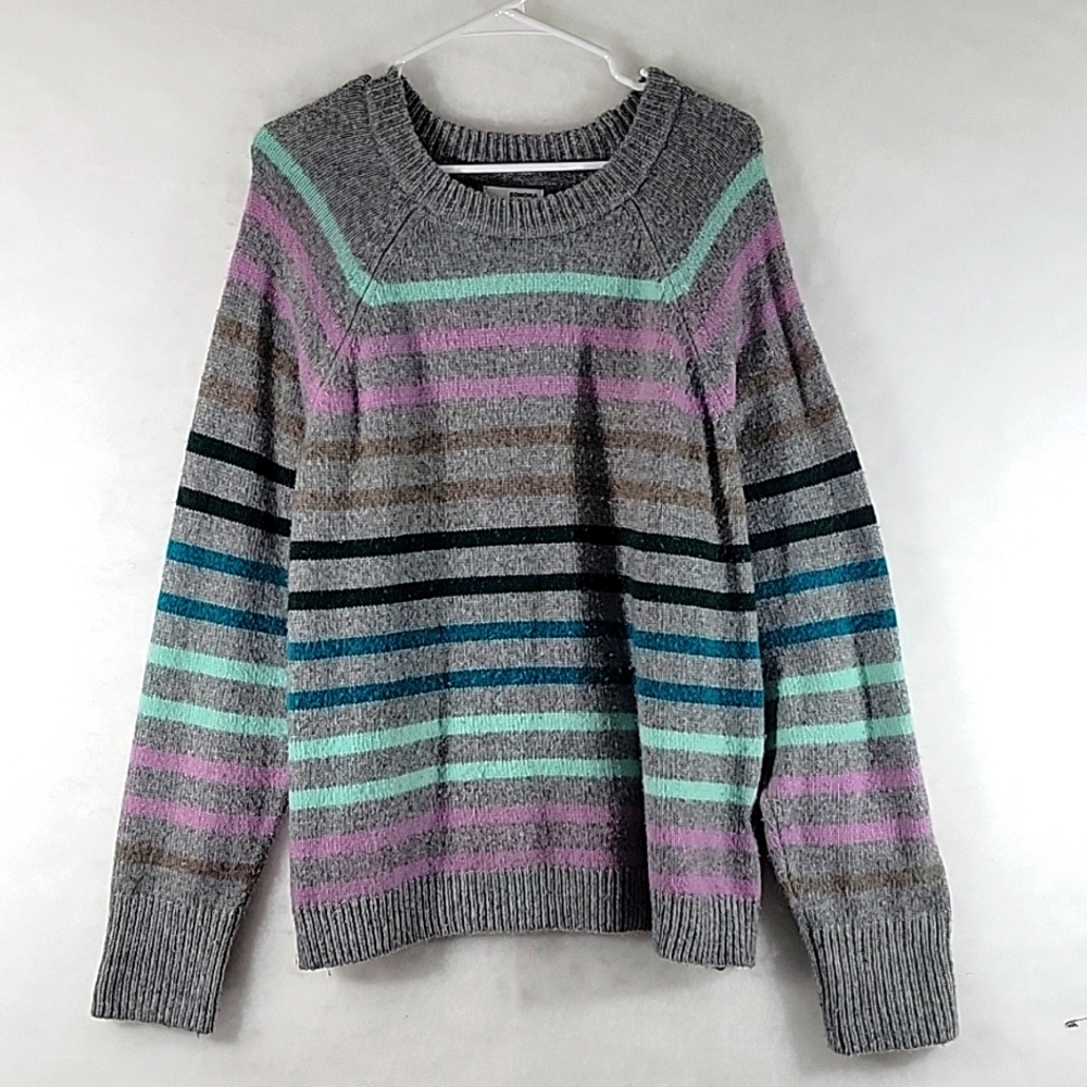 SANOMA Striped Long Sleeve Sweater Size XXL